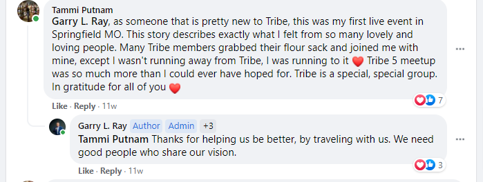 Recently, I shared with Tribe 3 members that I hit another milestone